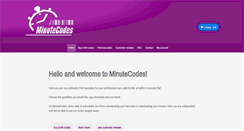 Desktop Screenshot of minutecodes.com