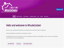Tablet Screenshot of minutecodes.com